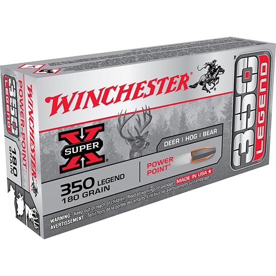 WIN SUPER-X 350LEG 180GR POWER POINT 20/10 - Ammunition